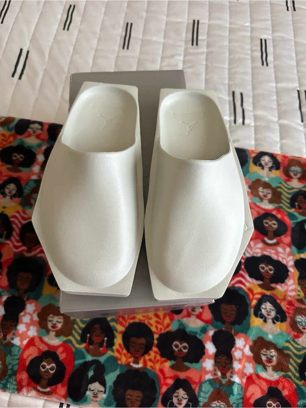Jordan Cream Slide Mule